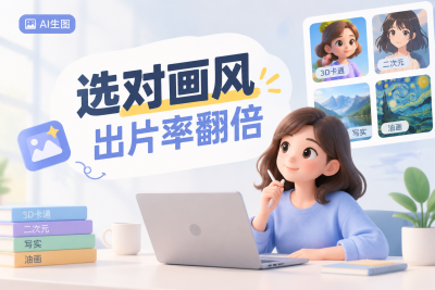 别再凭感觉选画风：AI生图出片率翻倍的方法